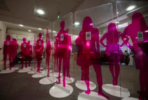 GLASGOW, SCOTLAND - DECEMBER 02: during the launch of 'The Darker Side of Pink’ exhibition at the Mitchell Lubrary, on December 02, 2022, in Glasgow, Scotland (Photo by Craig Foy / SNS Group)