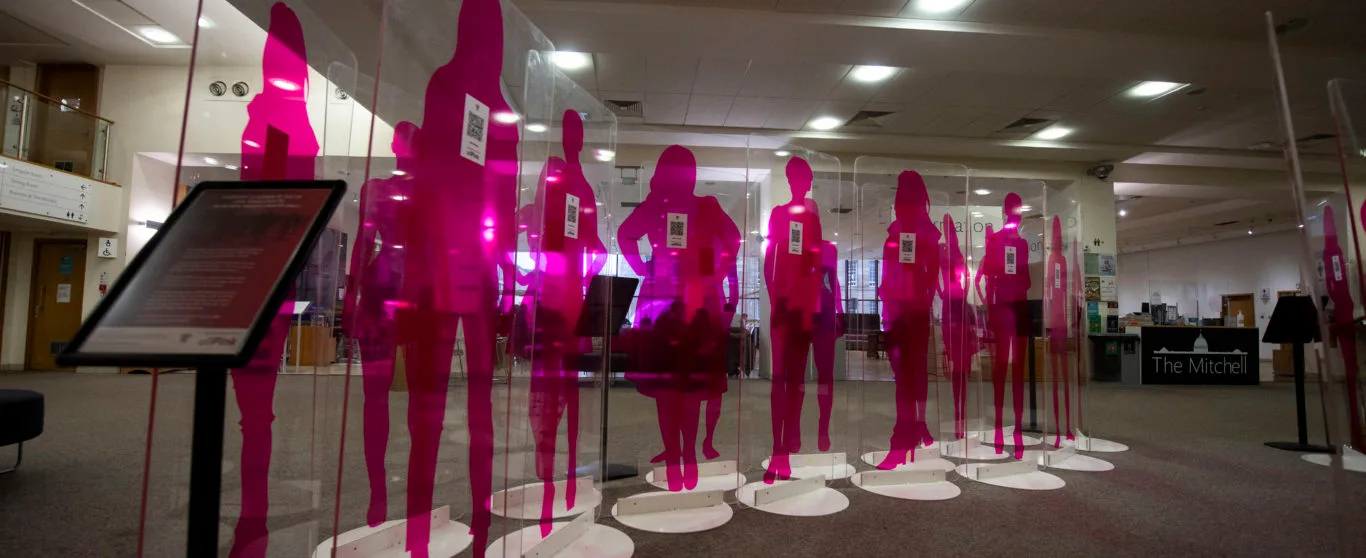 GLASGOW, SCOTLAND – DECEMBER 02: during the launch of ‘The Darker Side of Pink’ exhibition at the Mitchell Lubrary, on December 02, 2022, in Glasgow, Scotland (Photo by Craig Foy / SNS Group)