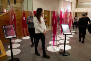 GLASGOW, SCOTLAND - DECEMBER 02: during the launch of 'The Darker Side of Pink’ exhibition at the Mitchell Lubrary, on December 02, 2022, in Glasgow, Scotland (Photo by Craig Foy / SNS Group)