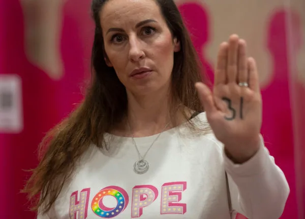 GLASGOW, SCOTLAND - DECEMBER 02: during the launch of 'The Darker Side of Pink exhibition at the Mitchell Lubrary, on December 02, 2022, in Glasgow, Scotland Helen Crawford (Photo by Craig Foy / SNS Group)