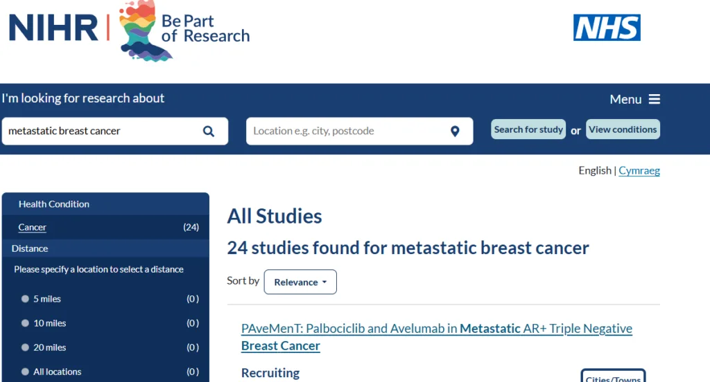 BPR Metastatic Breast Cancer