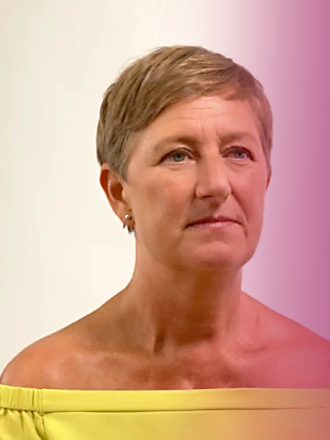 Portrait of Jo Taylor from The Darker Side of Pink